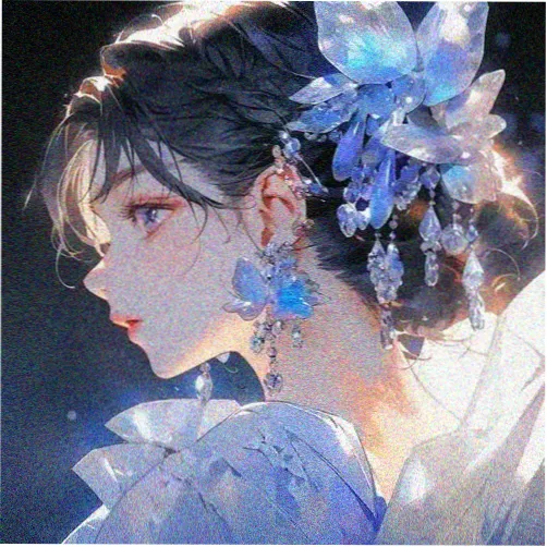 动漫男头之兜帽少年雨巷暗黑款